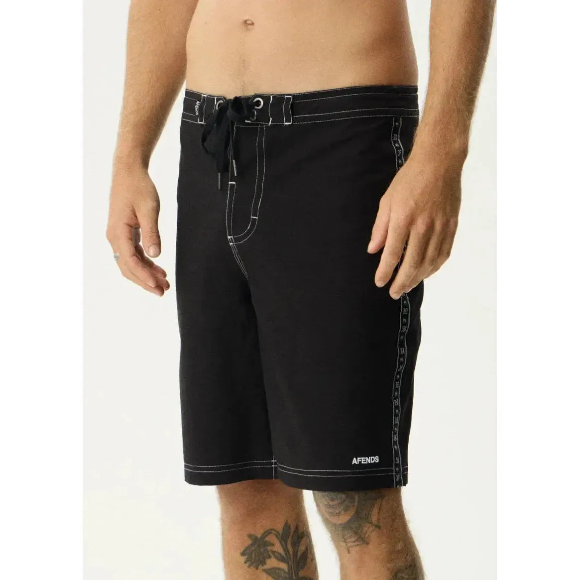 Afends The Wreck 20" Boardshorts - Black