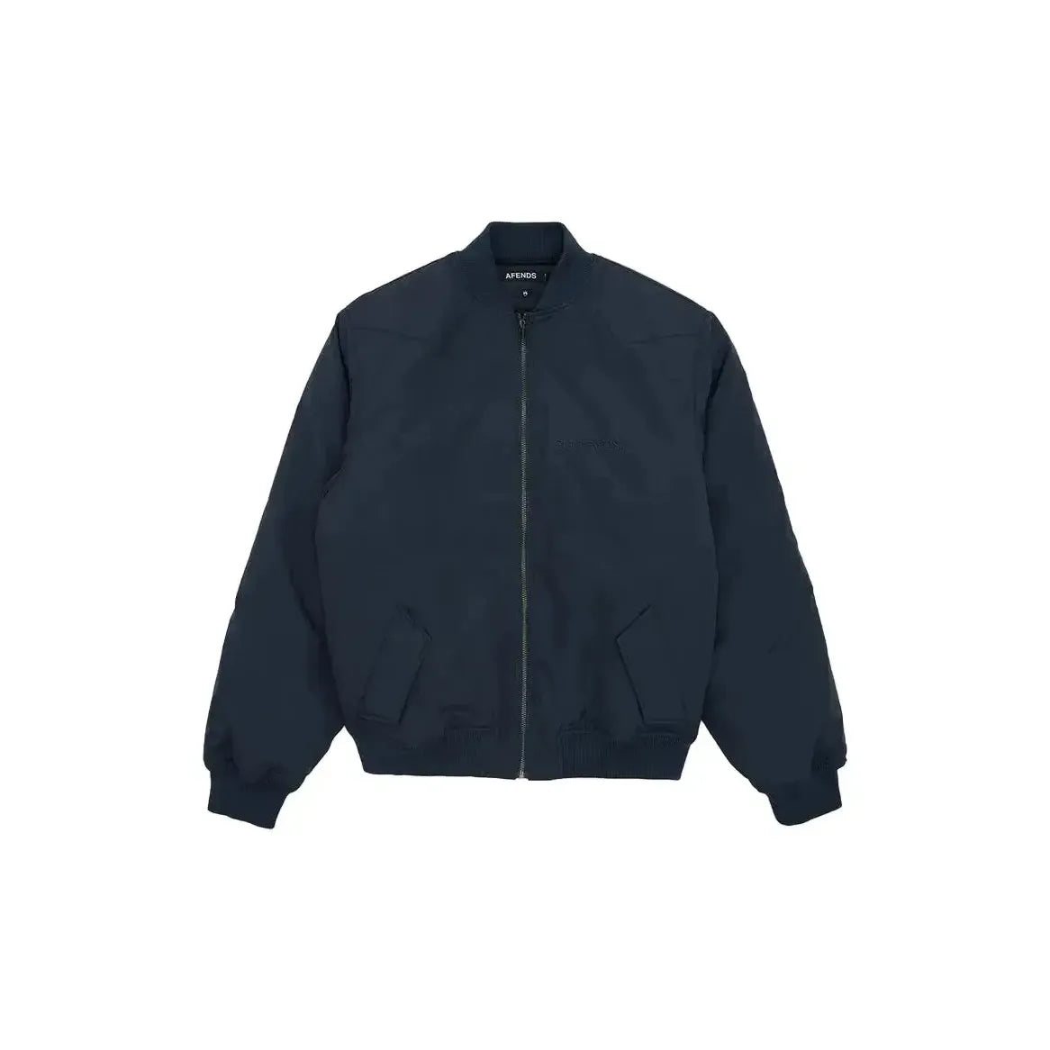 Afends No More Bombs Recycled Bomber Jacket - Deep Sea