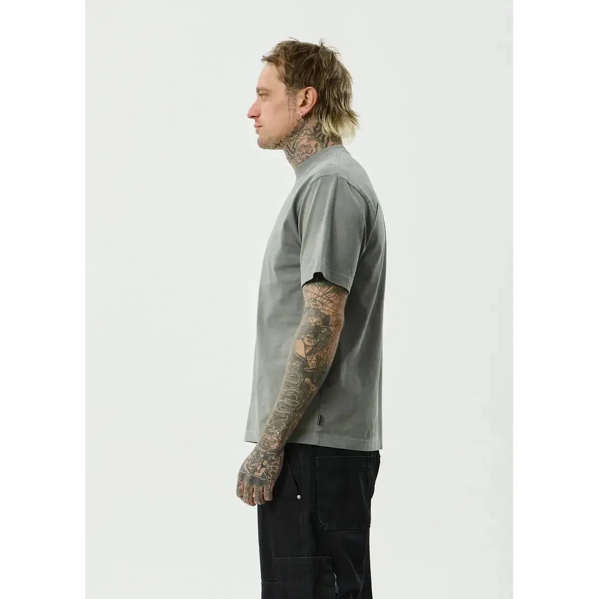 Afends Angel Boy Retro Fit Tee - Washed Sycamore - Welcome Boardstore