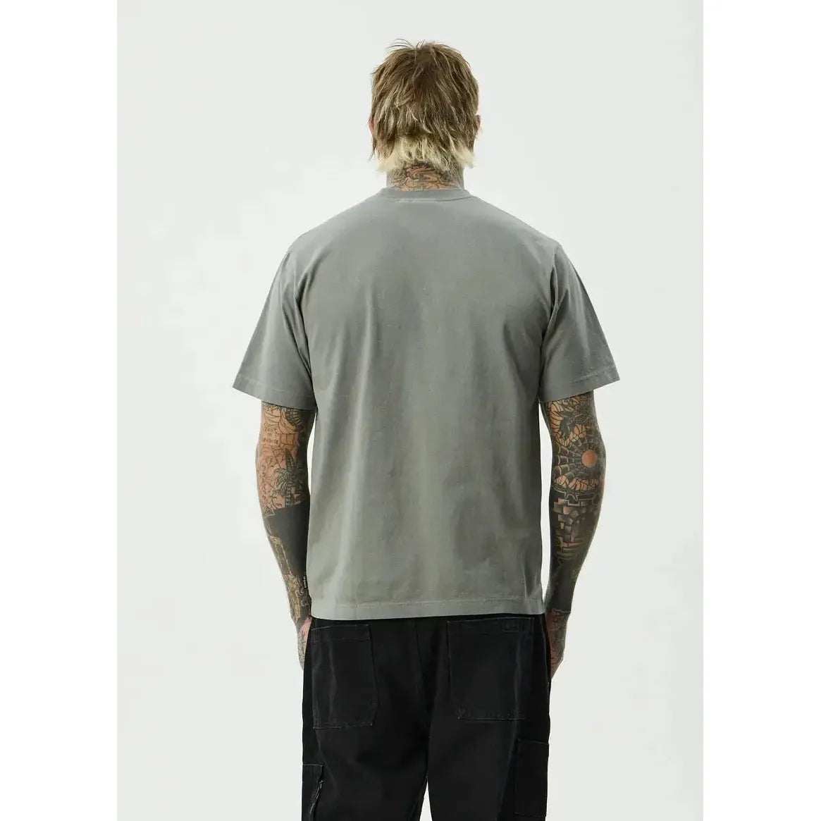 Afends Angel Boy Retro Fit Tee - Washed Sycamore - Welcome Boardstore