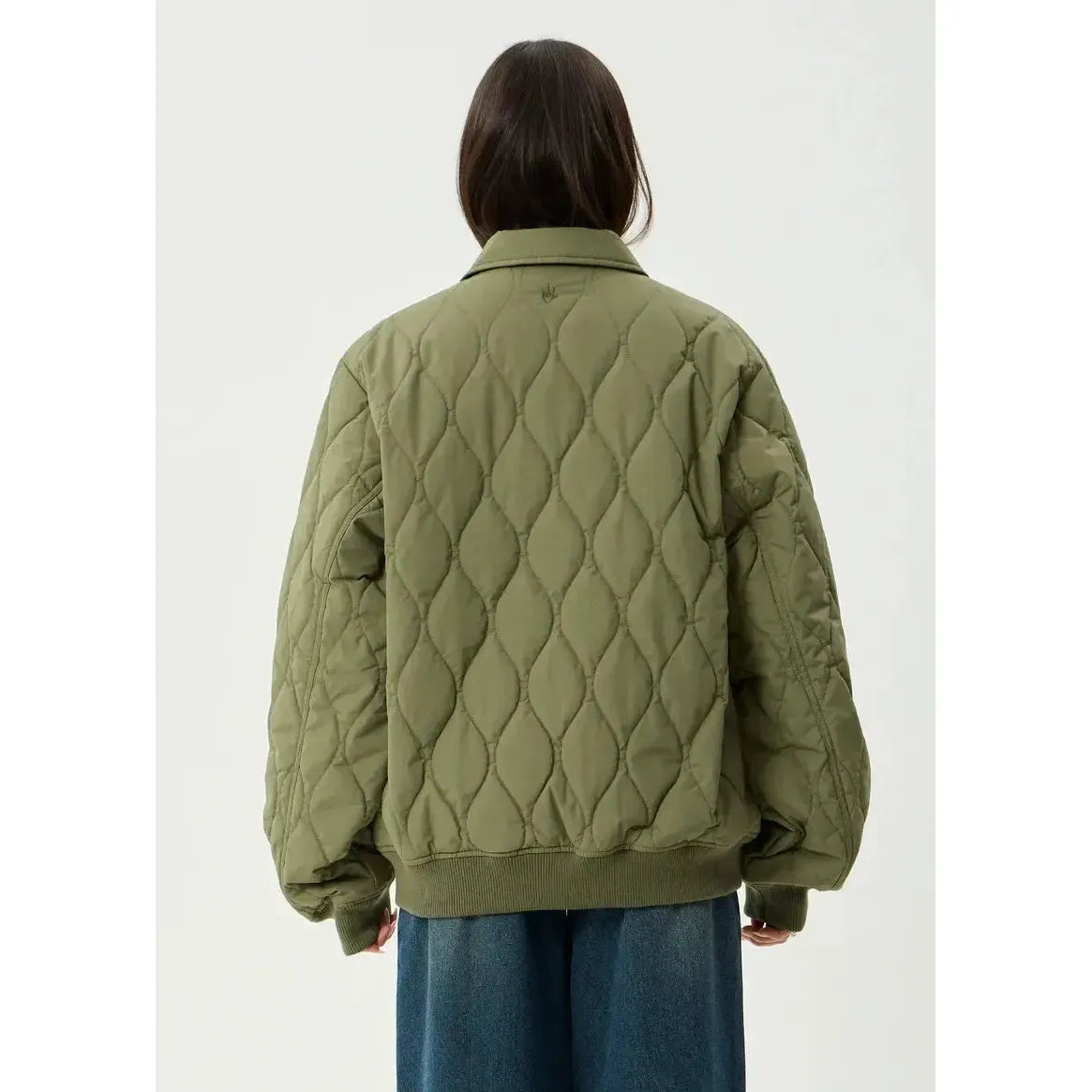 Afends Mellross Recycled Bomber Jacket - Military