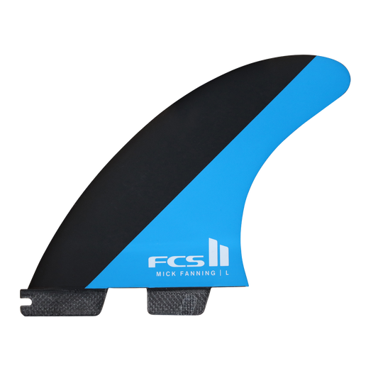FCS II Mick Fanning PC Tri Fin Set - Blue/Black