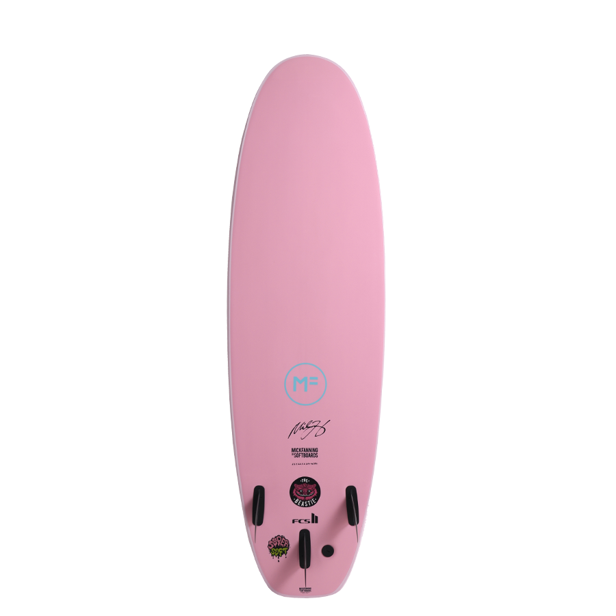 2026 MF Beastie Super Soft Thruster Softboard - Baby Pink