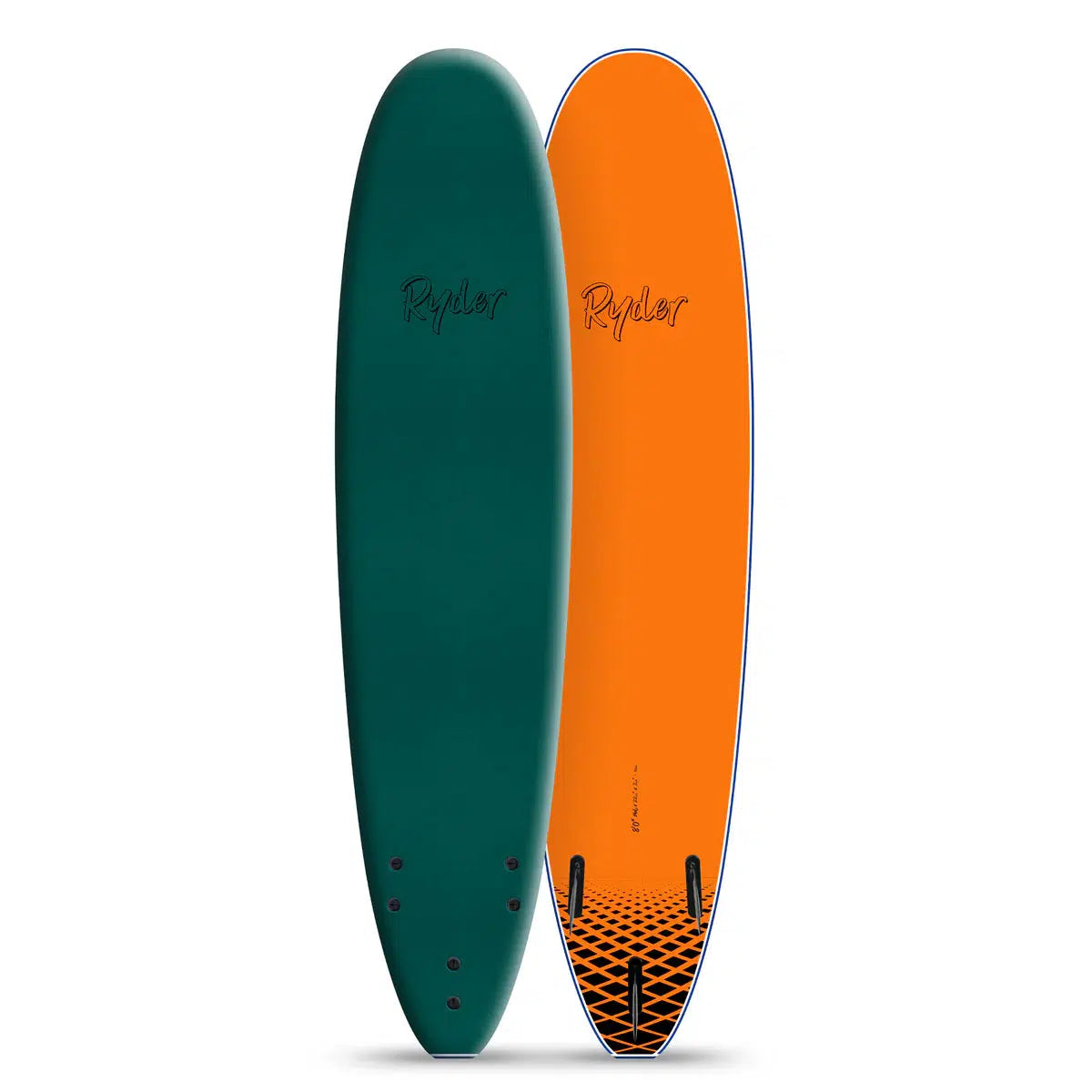 Ryder Mal Series 8FT Foam Surfboard - Green