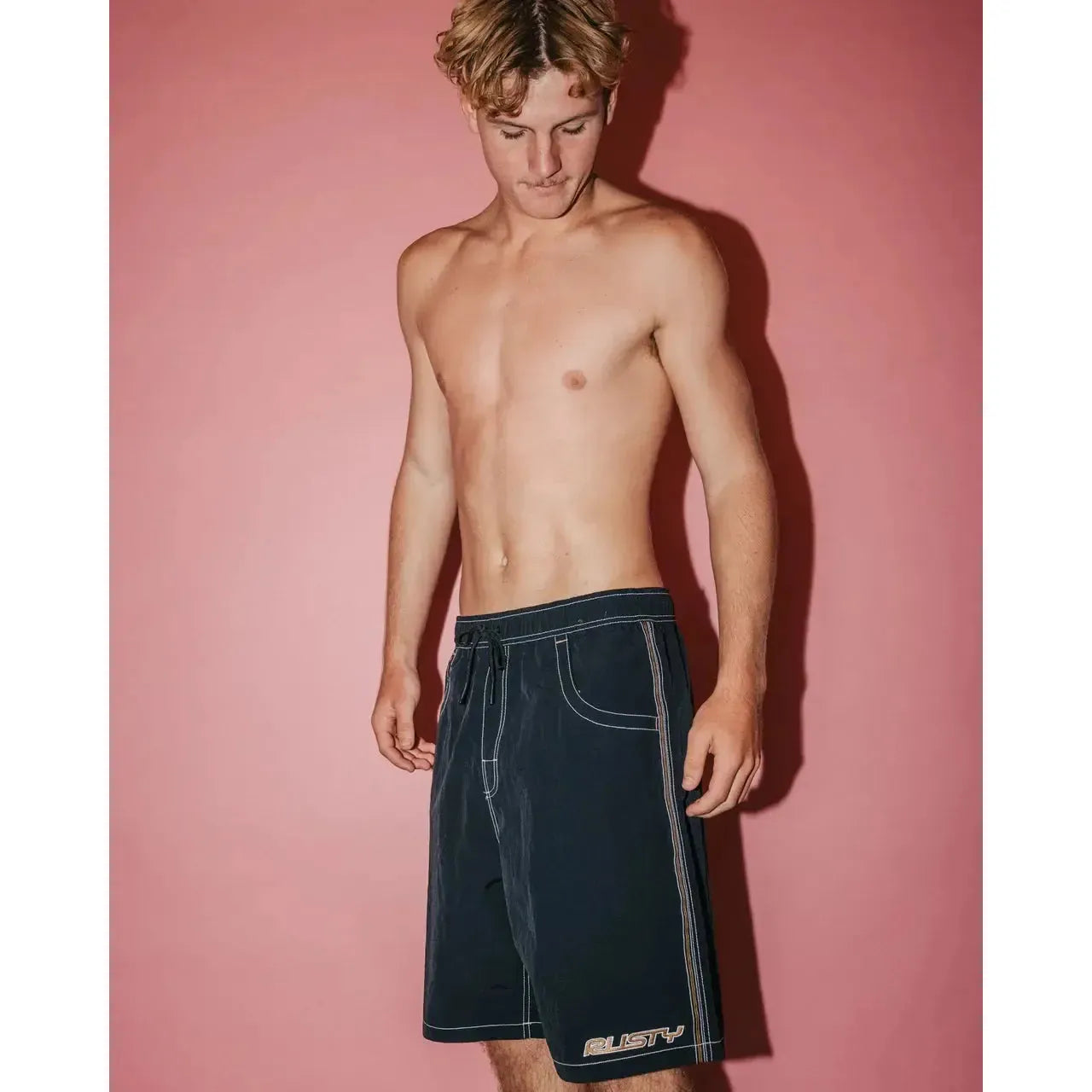 Rusty Flip Daddy Boardshorts - Black 3