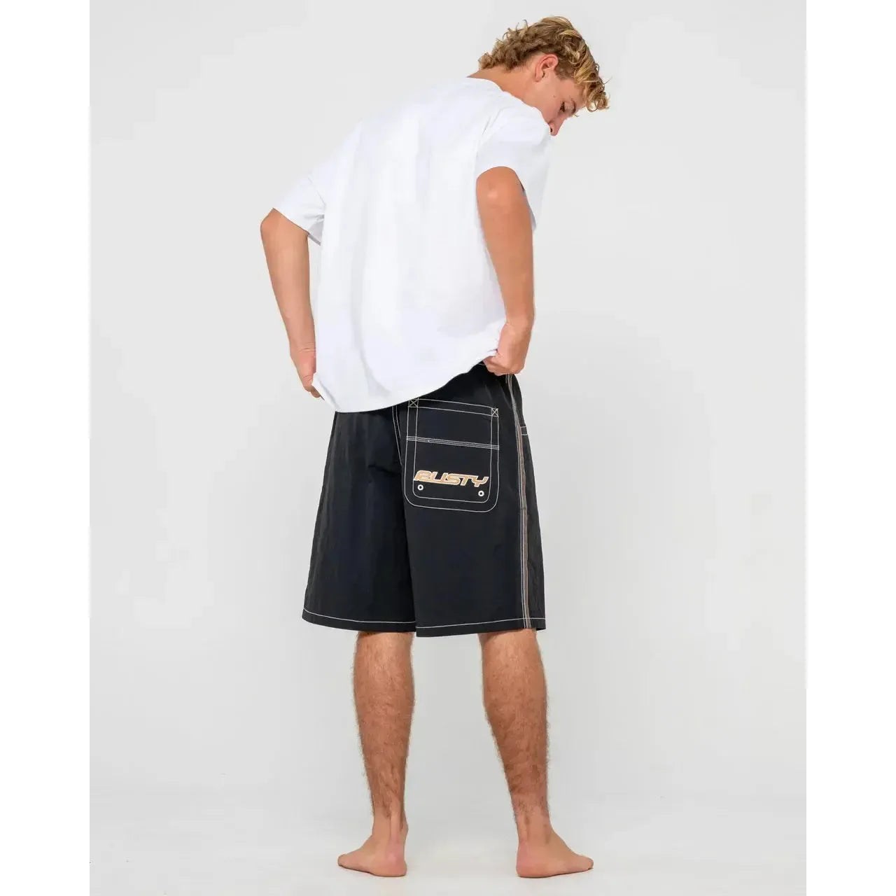 Rusty Flip Daddy Boardshorts - Black 3