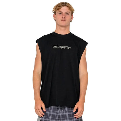 Rusty Flip Daddy Muscle Shirt - Black