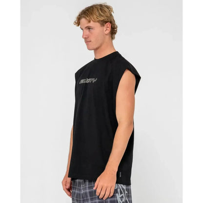 Rusty Flip Daddy Muscle Shirt - Black