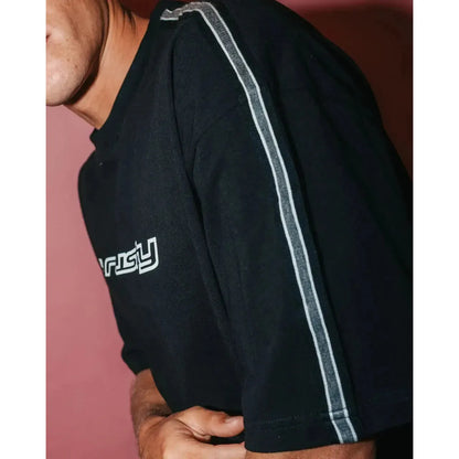 Rusty Gaffa Taped Short Sleeve T-Shirt - Black