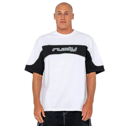 Rusty Kinetic Short Sleeve Heavy T-Shirt - White