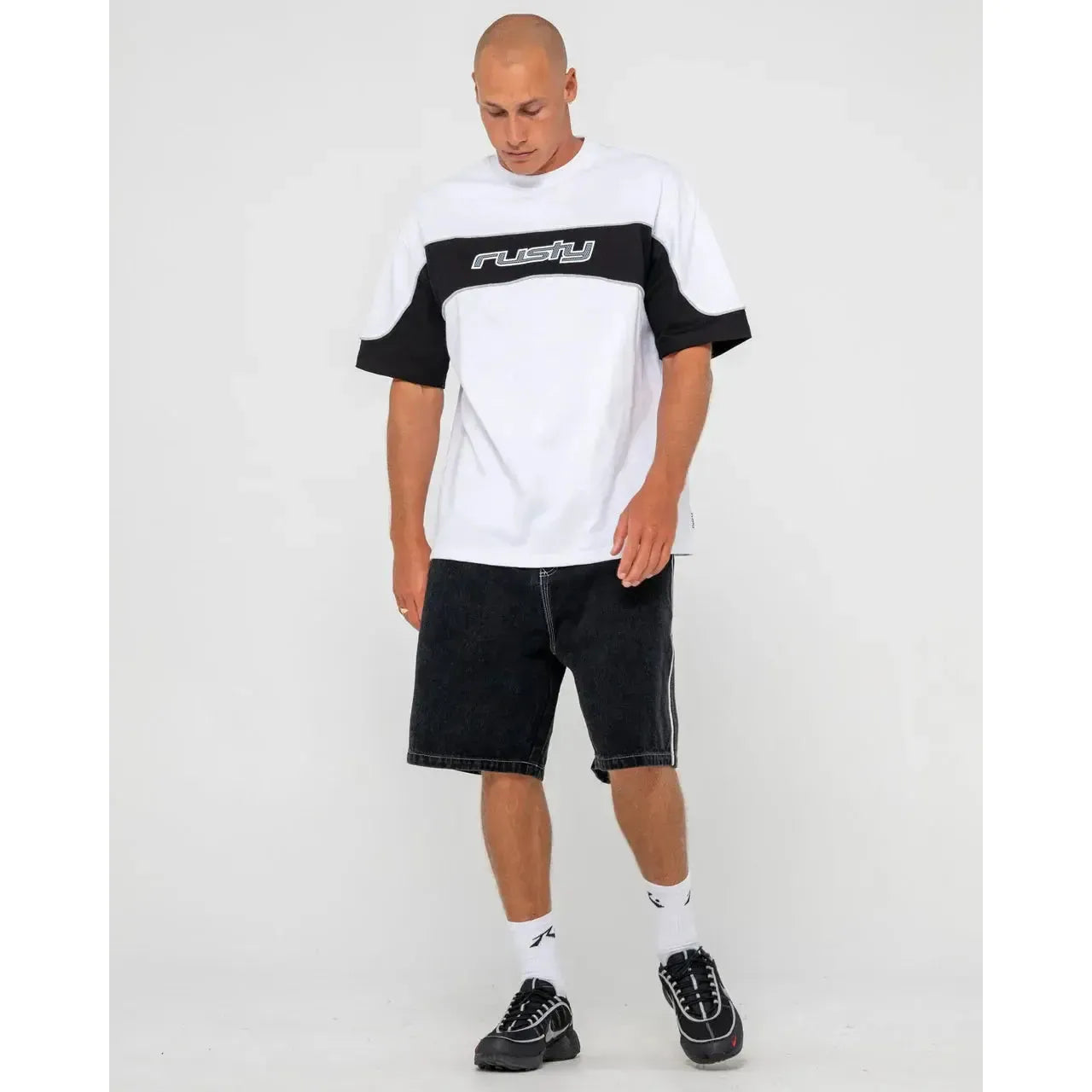 Rusty Kinetic Short Sleeve Heavy T-Shirt - White