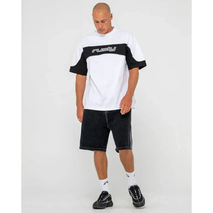 Rusty Kinetic Short Sleeve Heavy T-Shirt - White