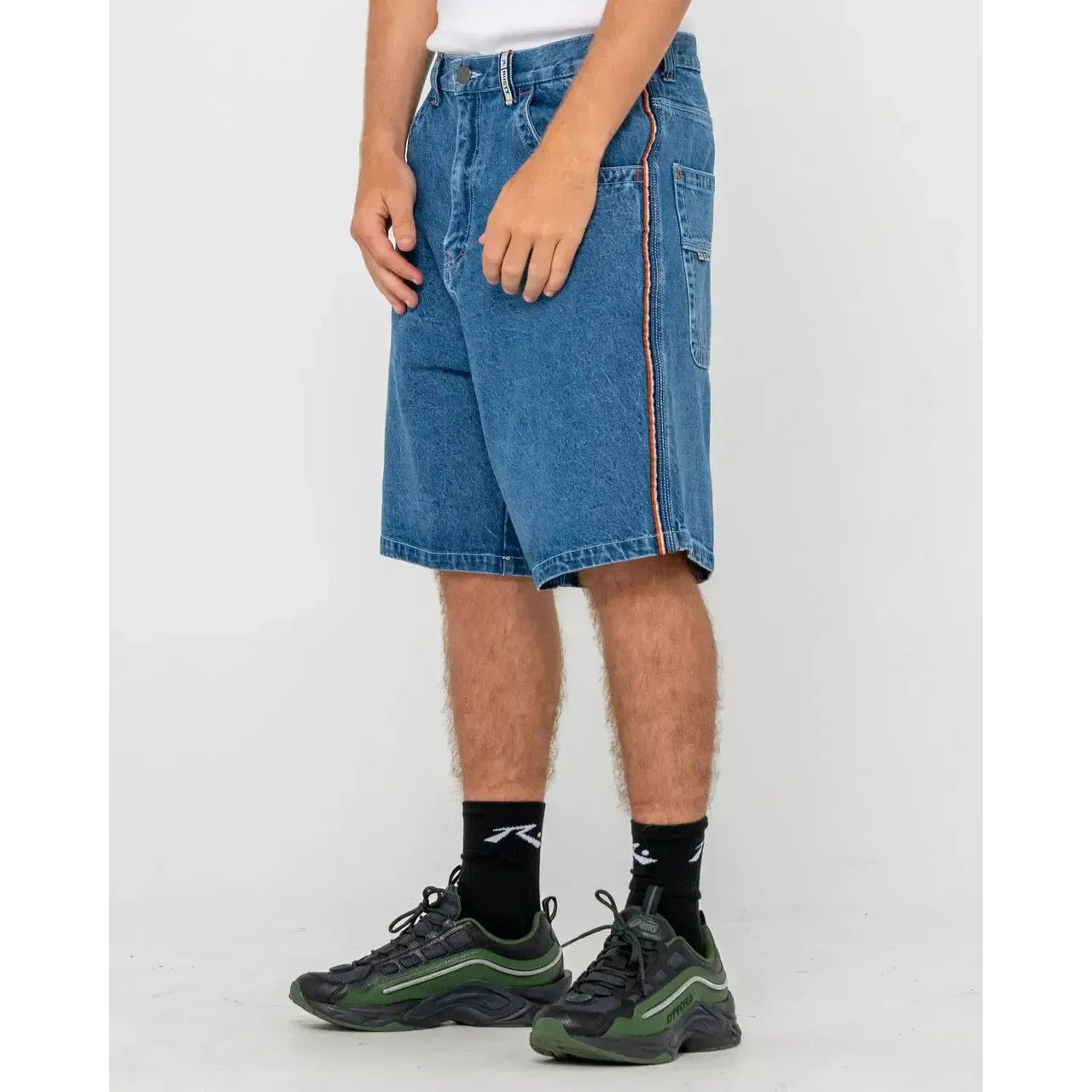 Rusty Flip Daddy 2.0 Jort - Middy Blue