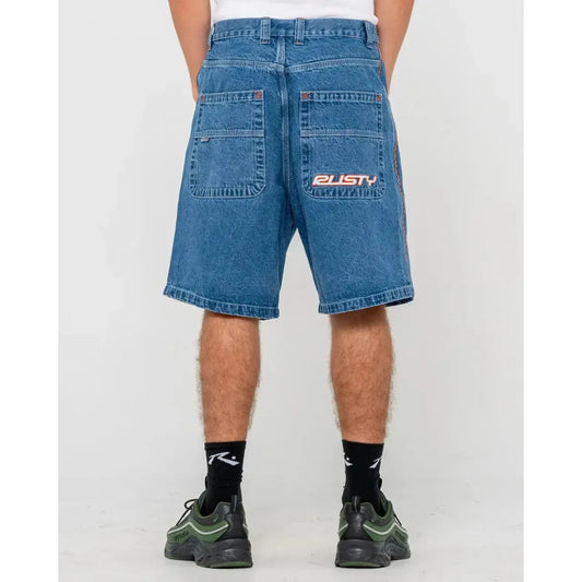 Rusty Flip Daddy 2.0 Jort - Middy Blue