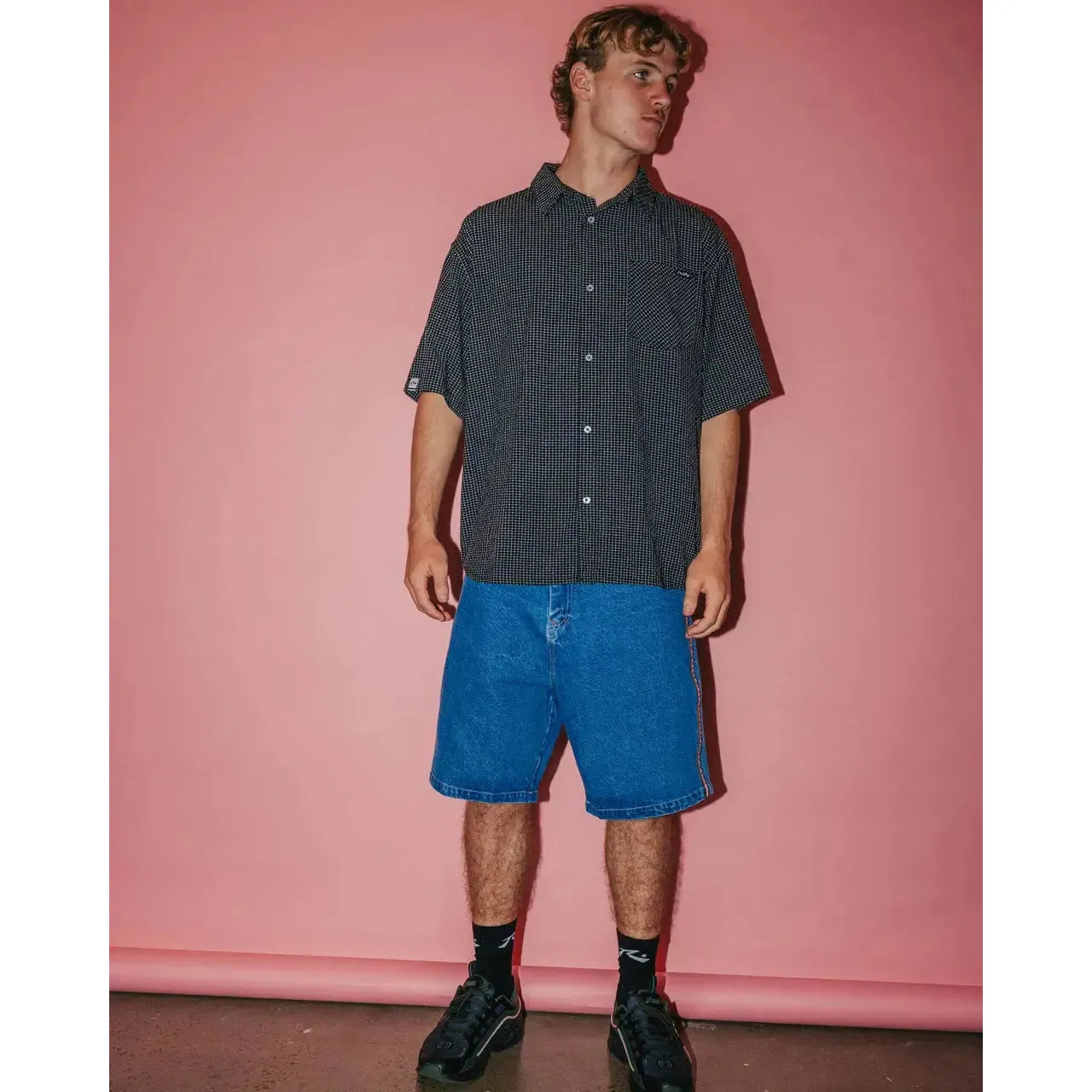 Rusty Flip Daddy 2.0 Jort - Middy Blue