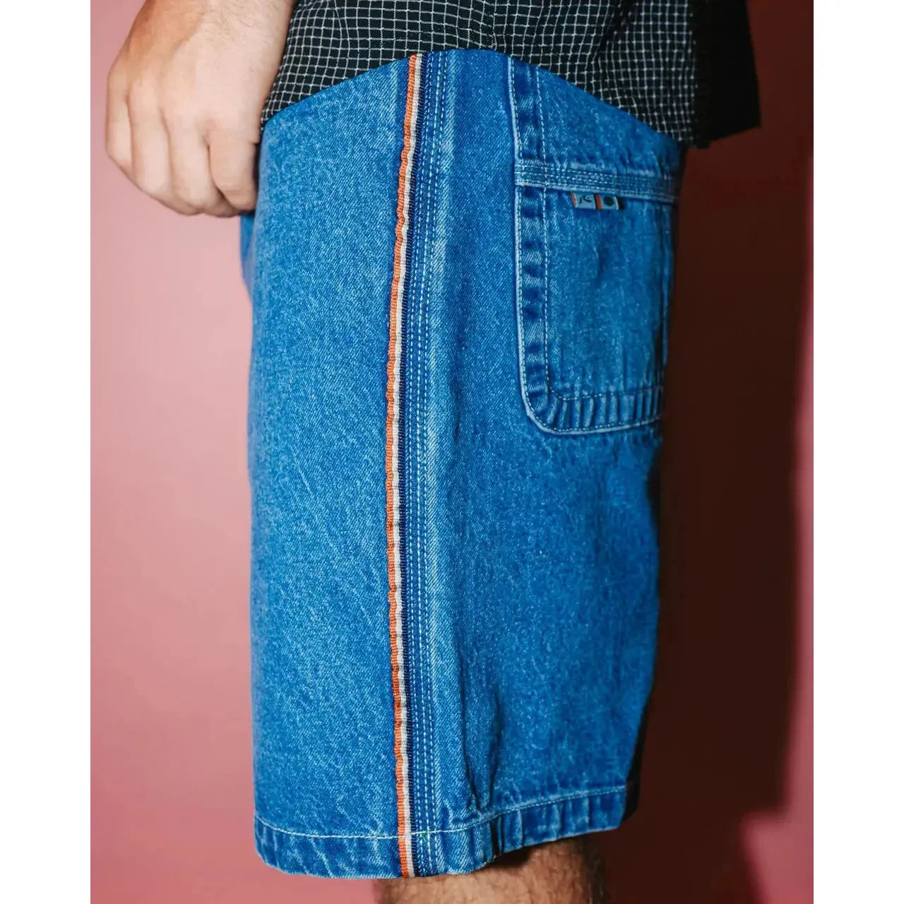 Rusty Flip Daddy 2.0 Jort - Middy Blue