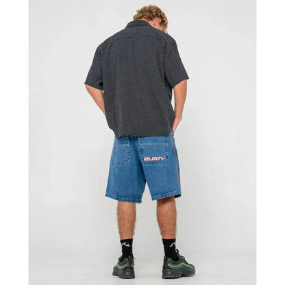 Rusty Flip Daddy 2.0 Jort - Middy Blue