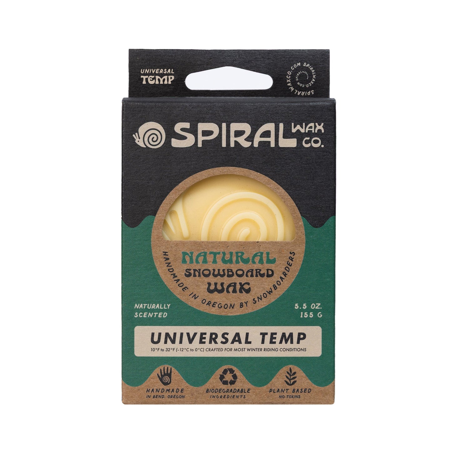 Spiral Wax Co Natural Wax Universal-Temp box front