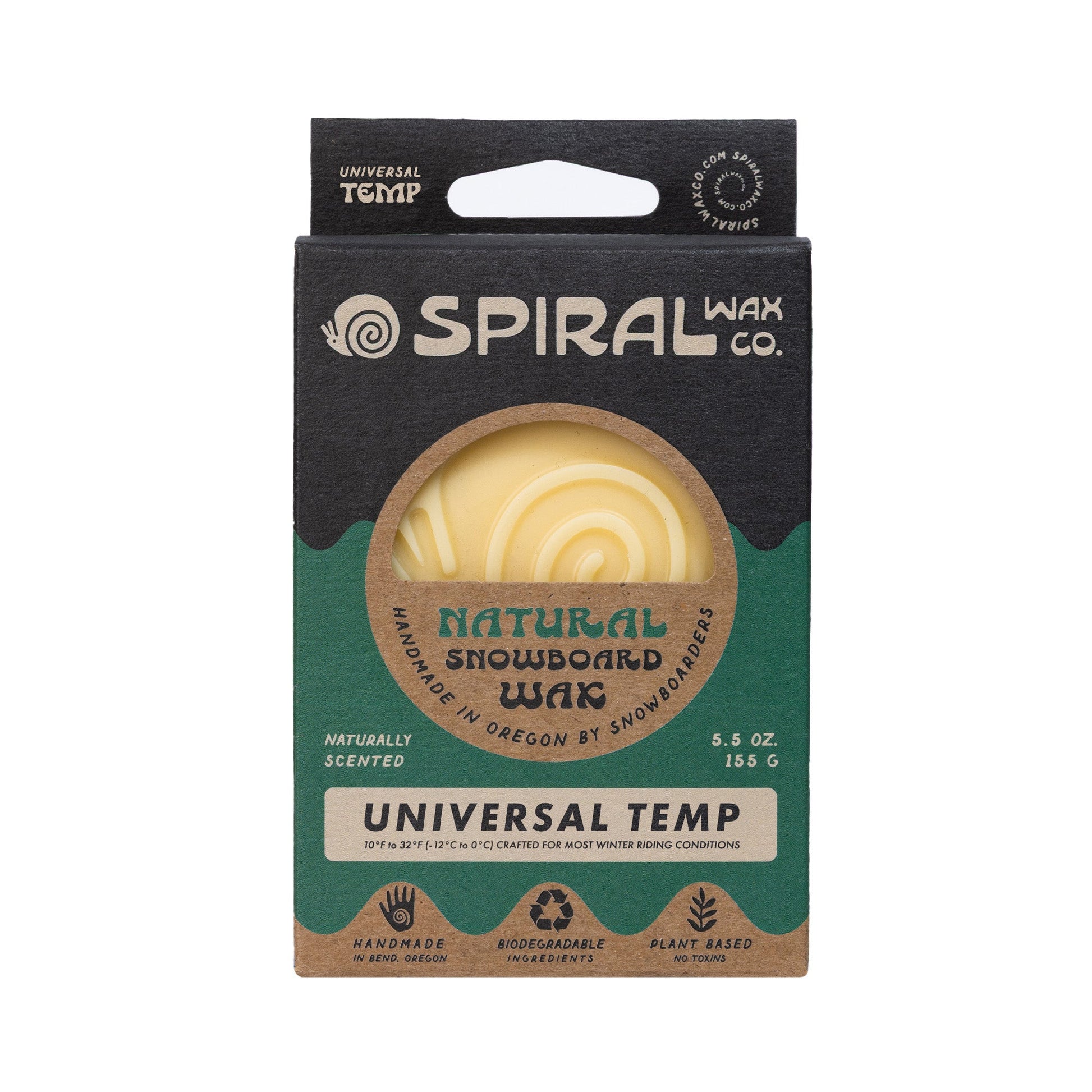 Spiral Wax Co Natural Wax Universal-Temp box front