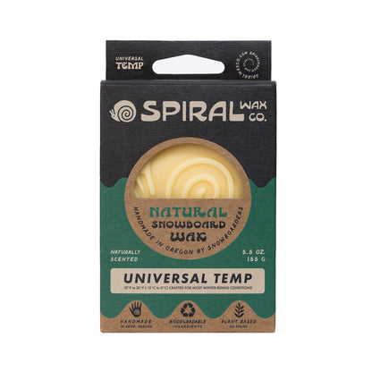 Spiral Wax Co Natural Wax Universal-Temp box front