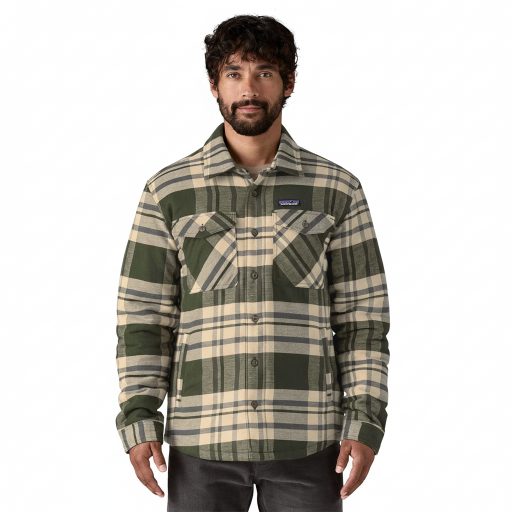 Patagonia Men's Fjord Flannel Shirt - Front view