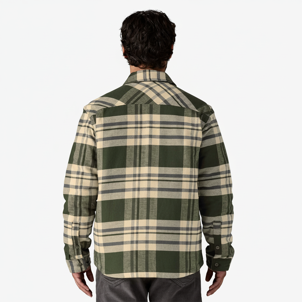 Patagonia Men's Fjord Flannel Shirt - Back view