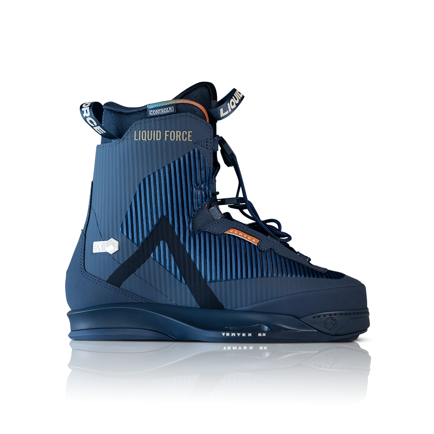 2027 Liquid Force Vertex 6X Wakeboard Bindings Ink - side profile
