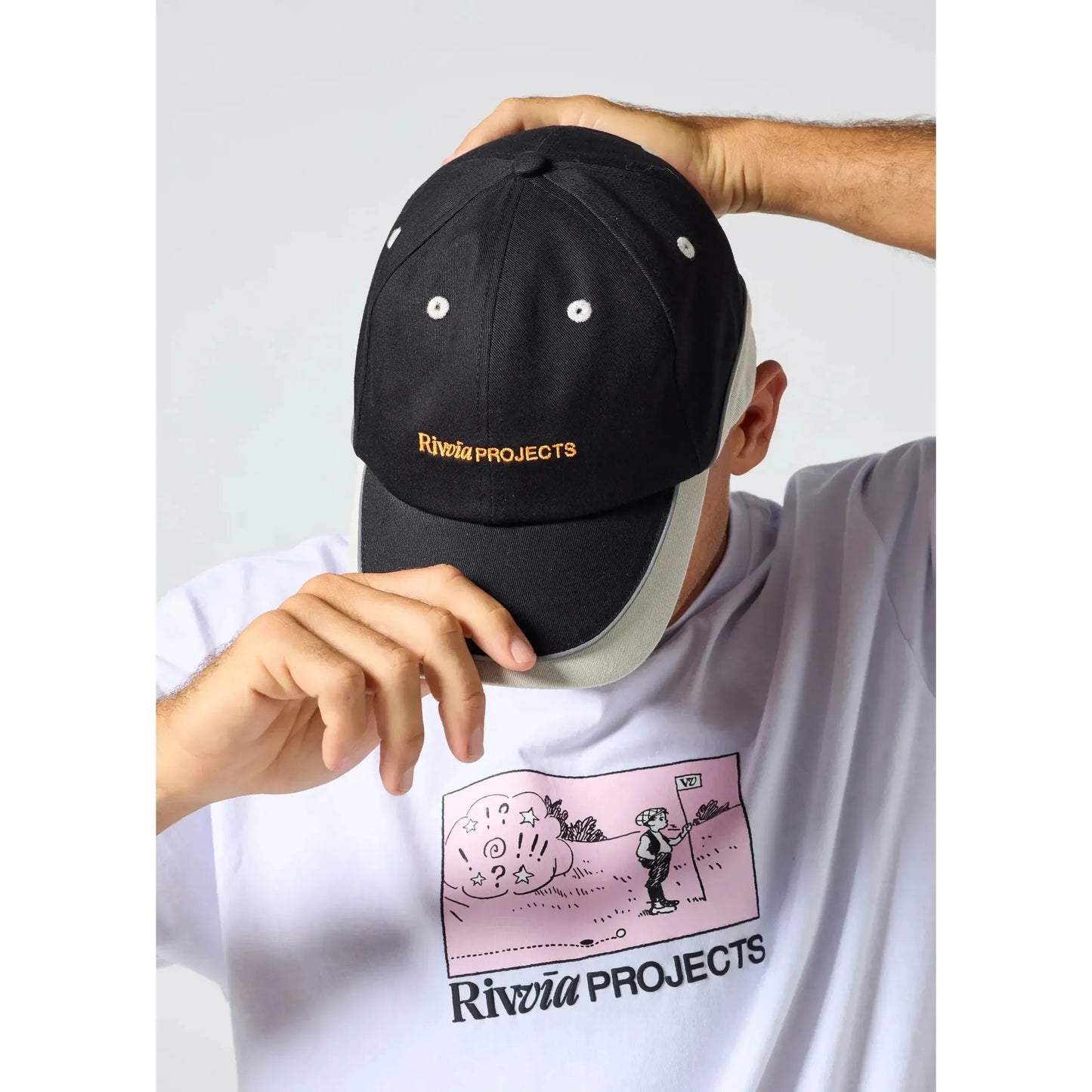Rivvia VV Panel Cap - Black / Bone