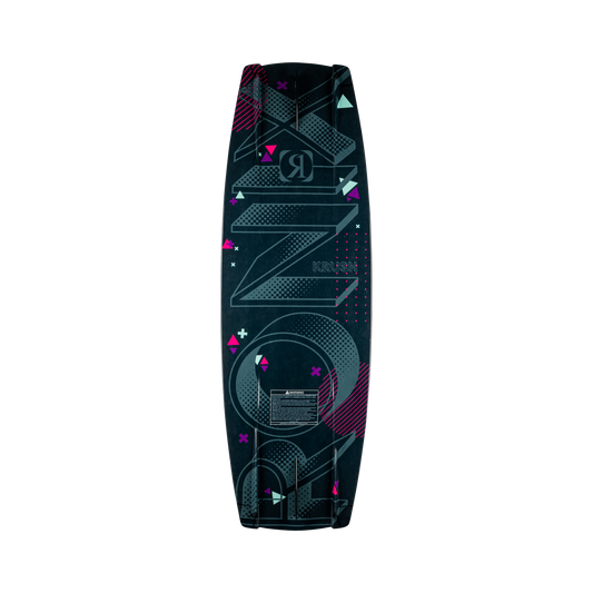 2027 Ronix Krush Wakeboard Package — base, variable rail and moulded-in fin detail