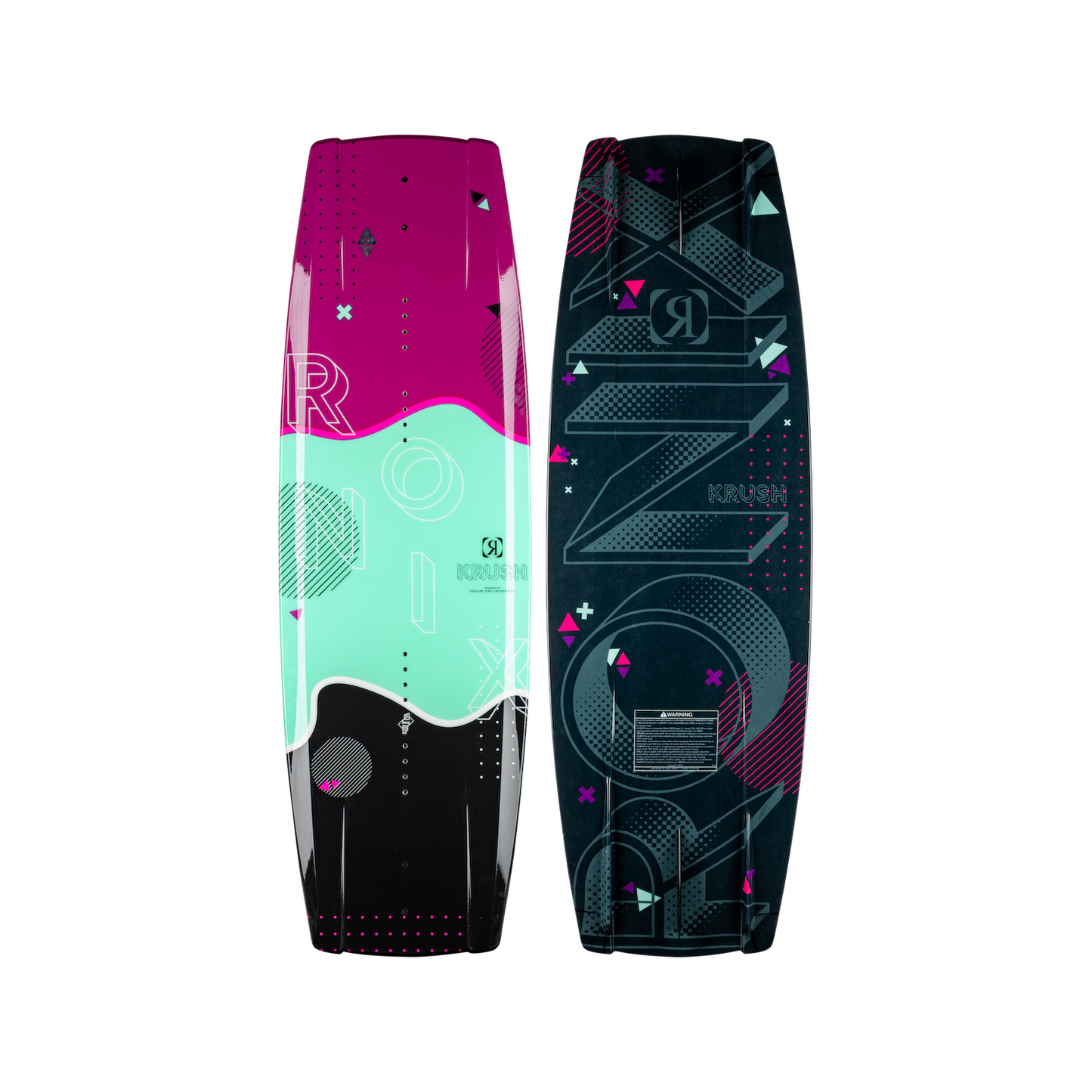2027 Ronix Krush Wakeboard Package — board topsheet and base