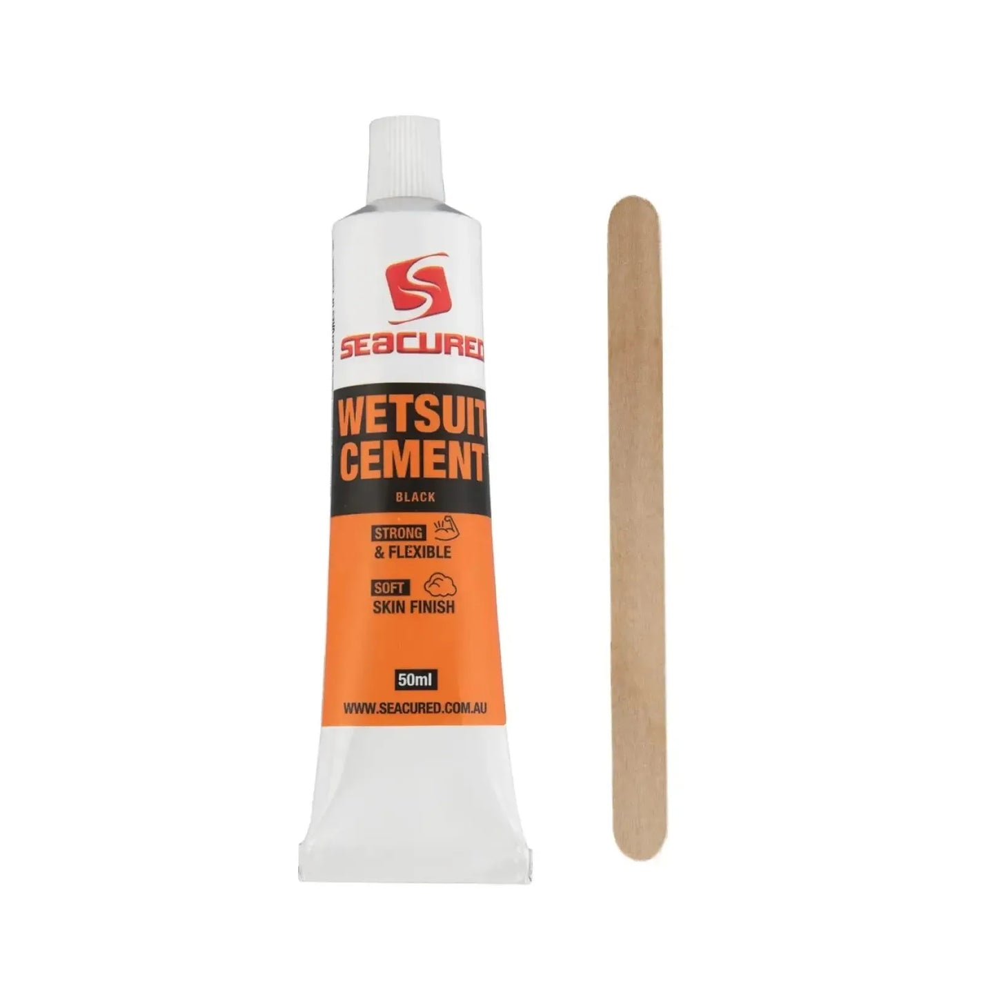 Seacured Black Wetsuit Cement - Wetsuit Repair Kit - 15ml
