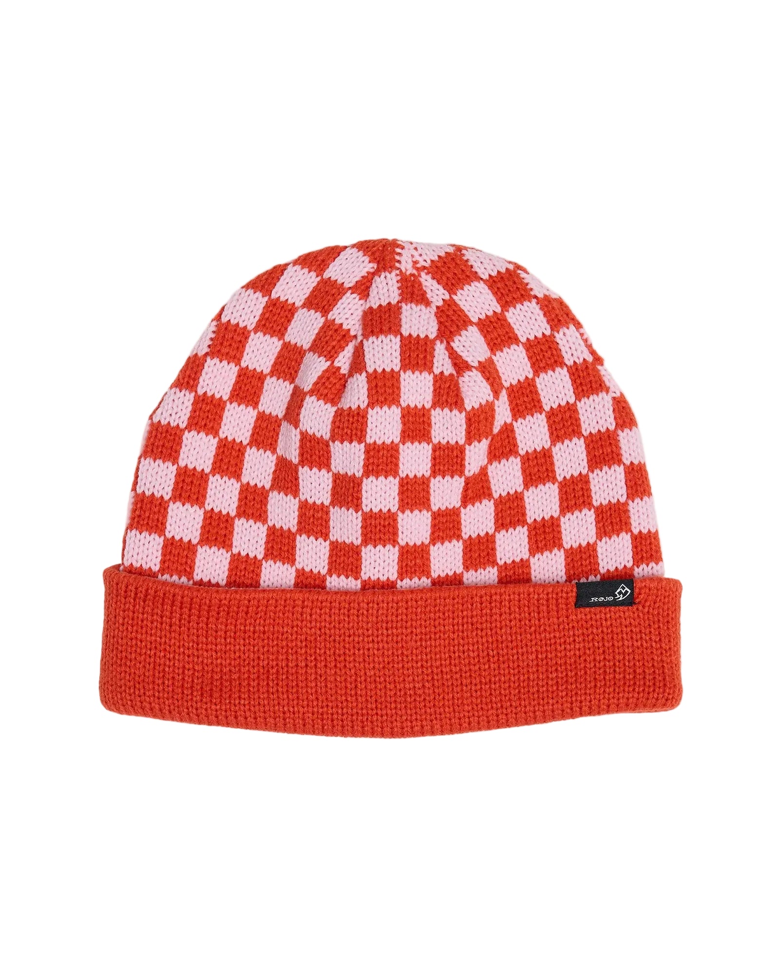 Rojo Cosy Check Beanie
