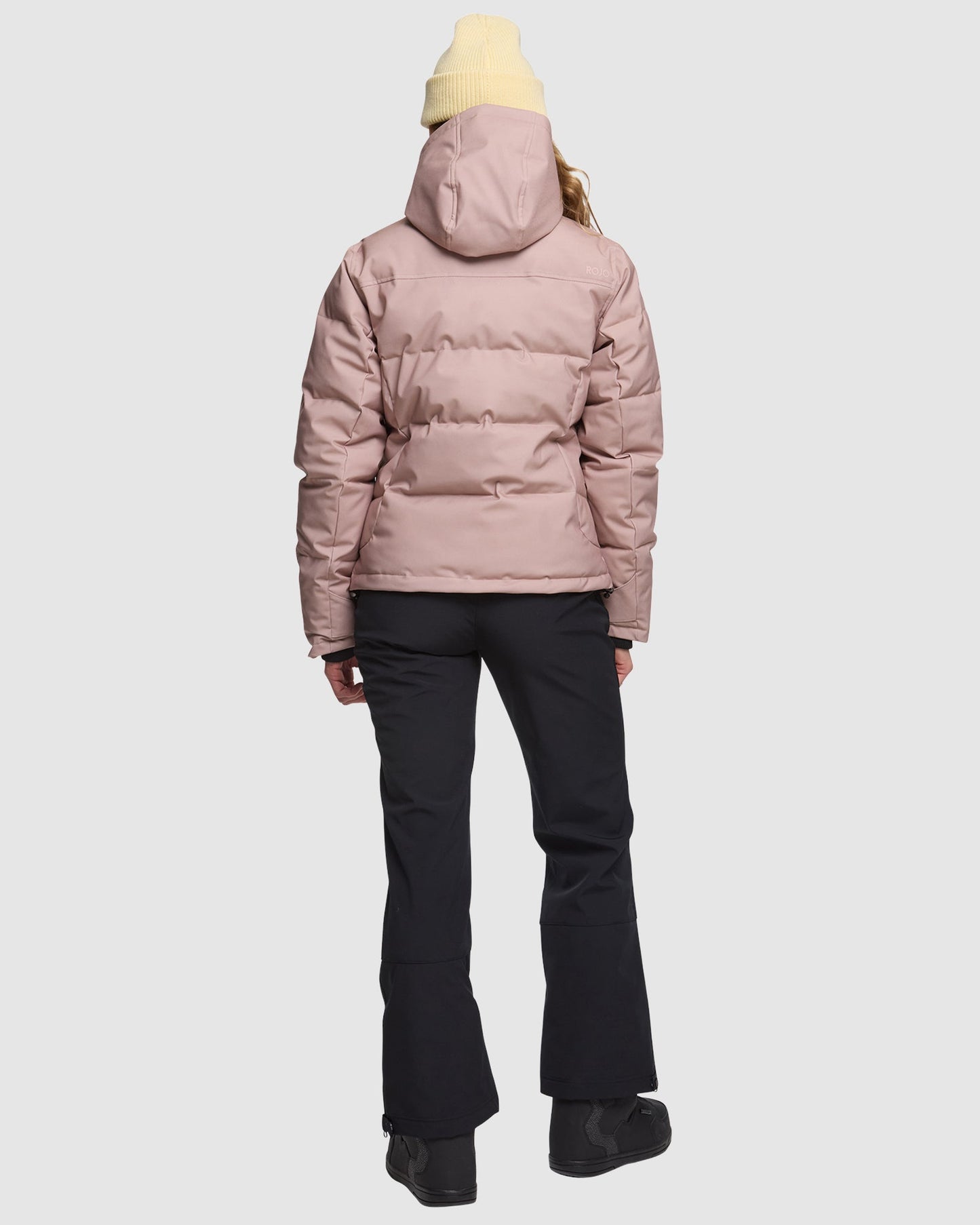 ROJO Chalet Crop Jacket - Warm Taupe - Detail