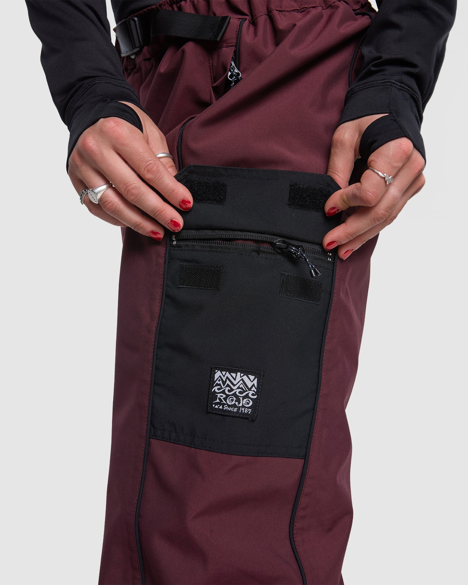 ROJO She Ripz Snow Pant 2.0 - Fig - Detail