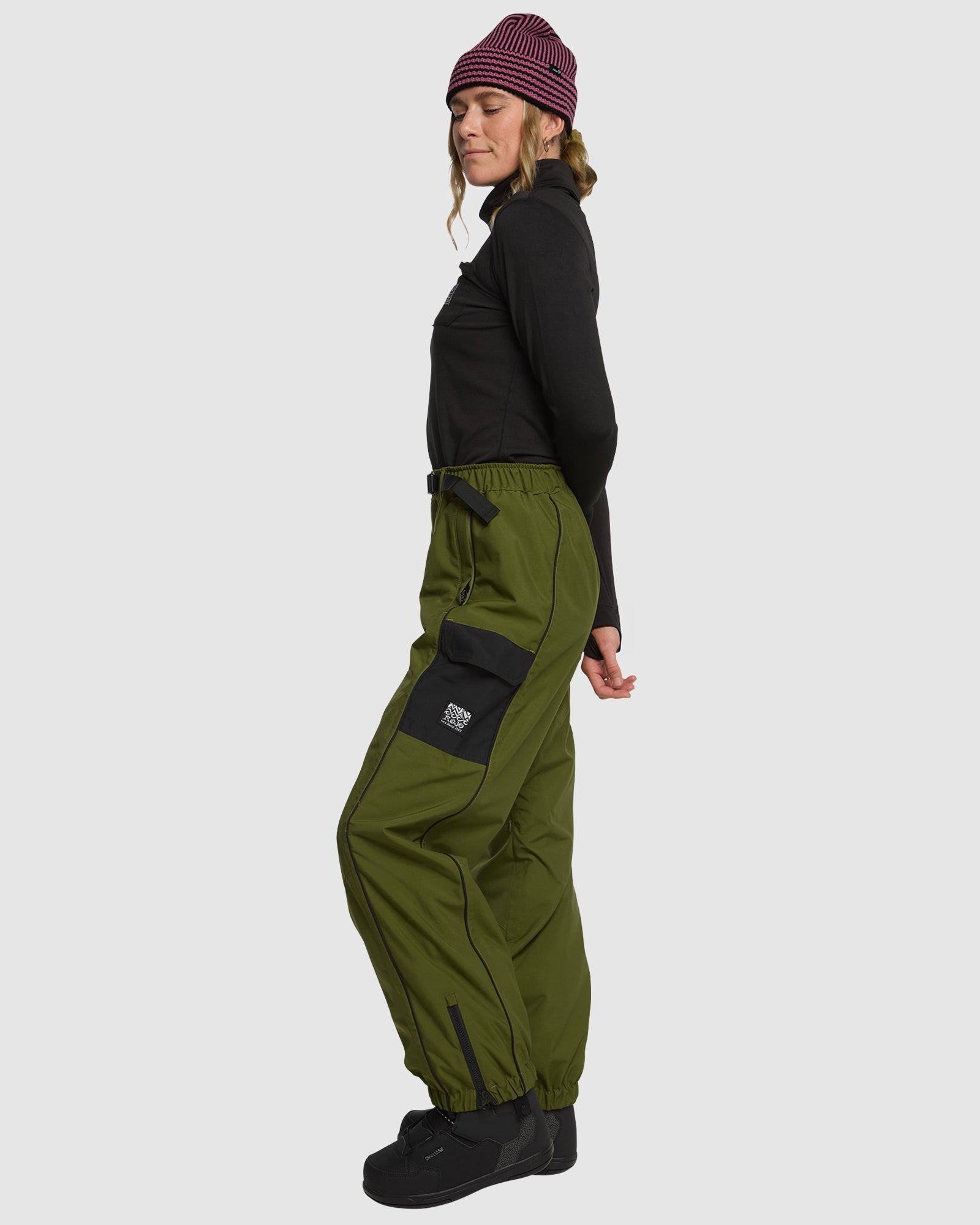 ROJO She Ripz Snow Pant 2.0 - Sphagnum - Back