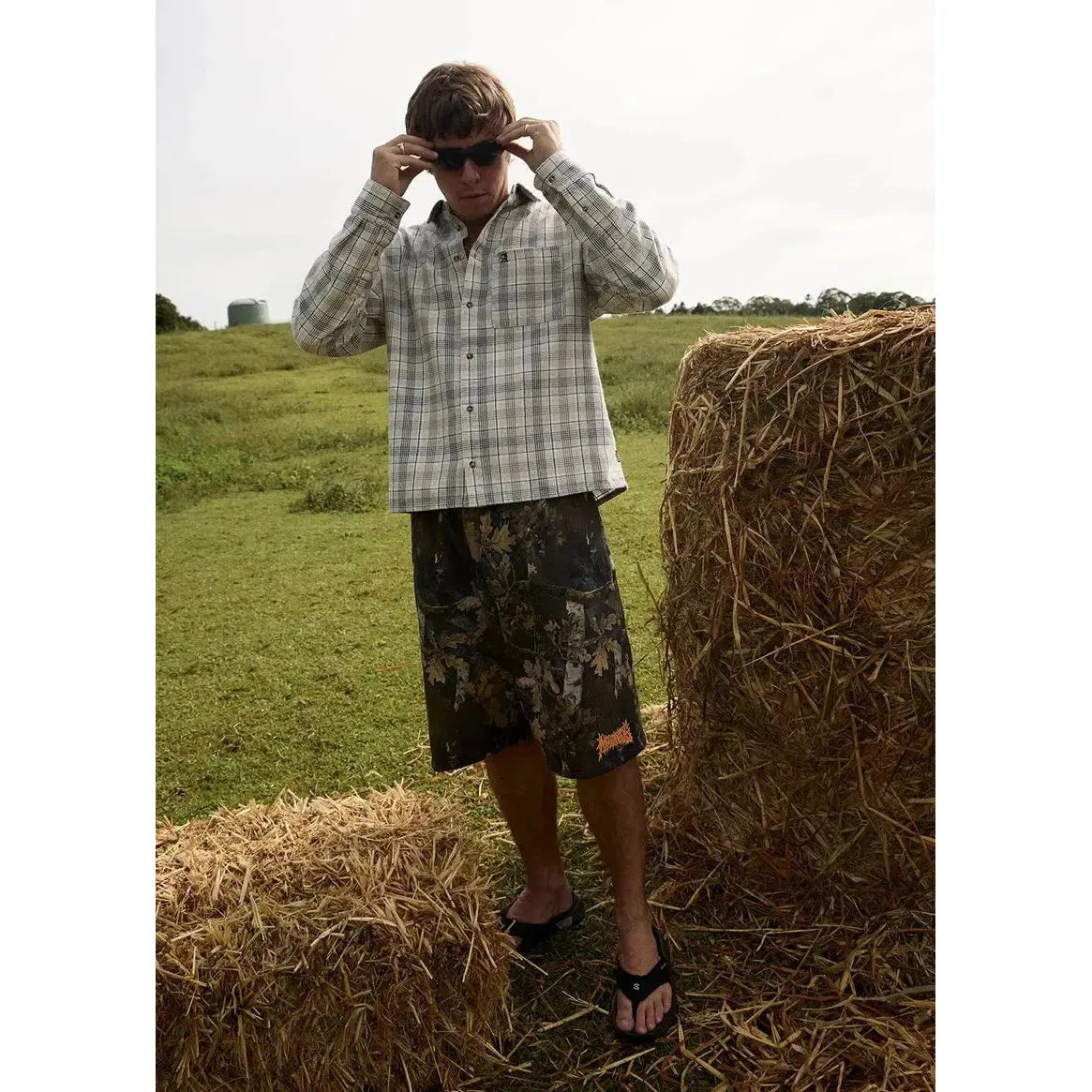 Afends Find Me Recycled Fleece Short 22 Inch - Find Me