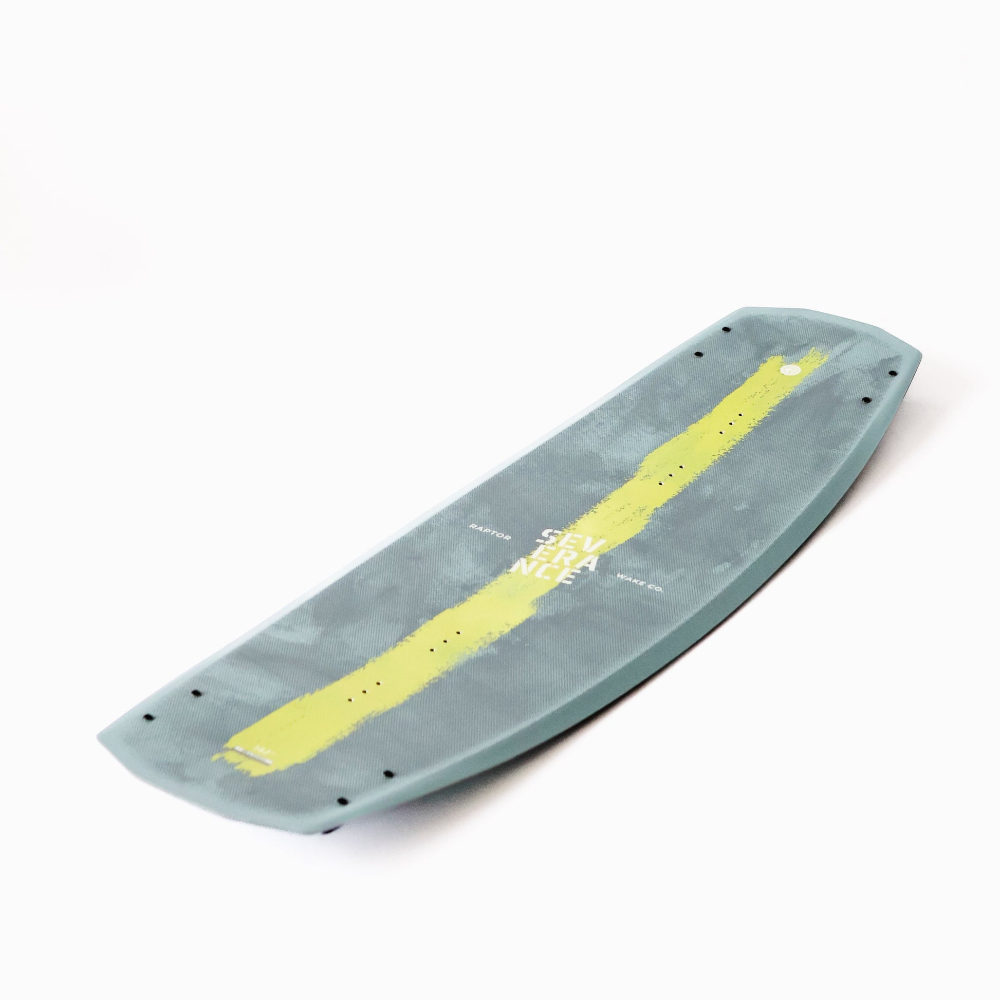 2027 Raptor Severance Wakeboard — three-quarter angle showing rocker profile