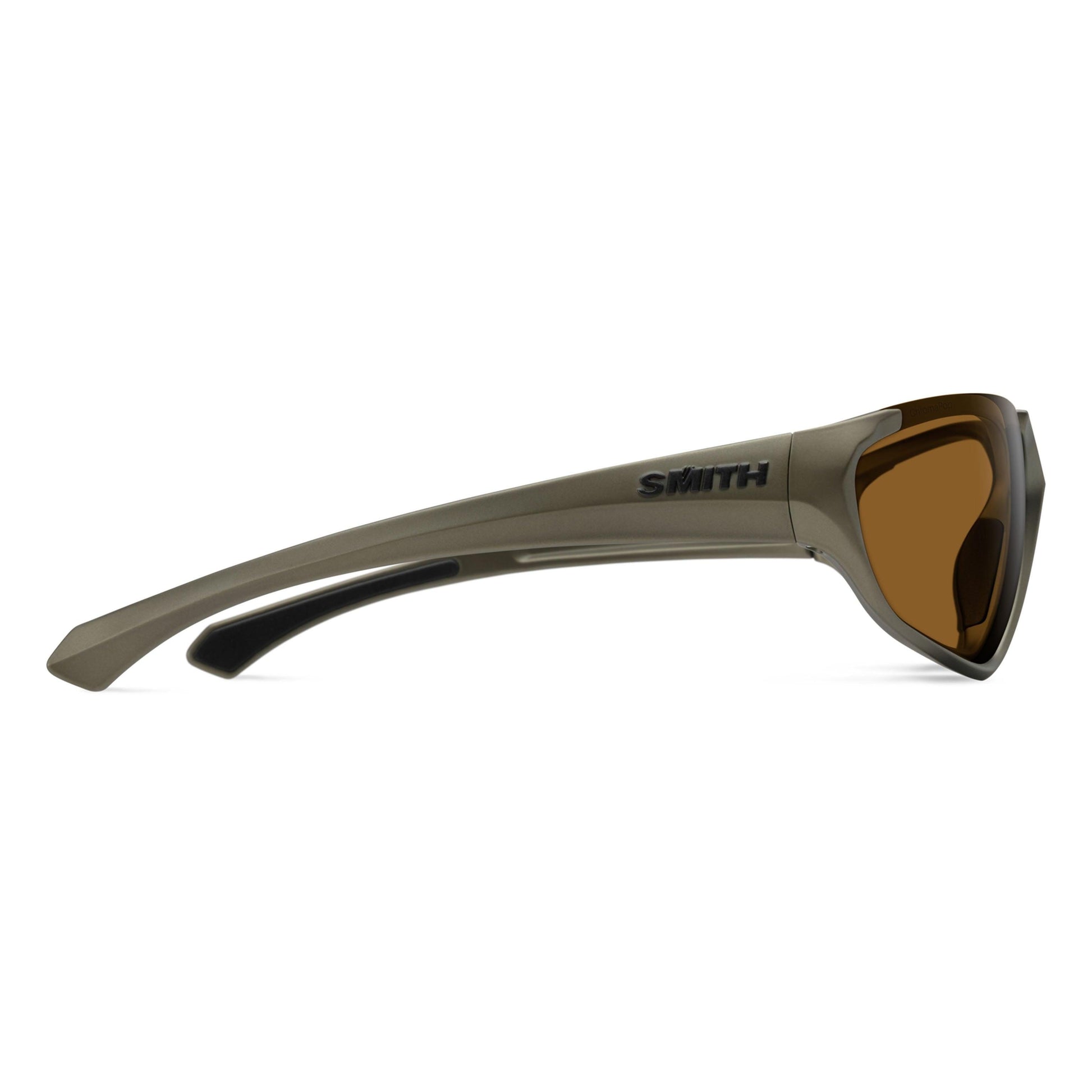 Smith Sliders Sunglasses Matte Olive Oil - Side View
