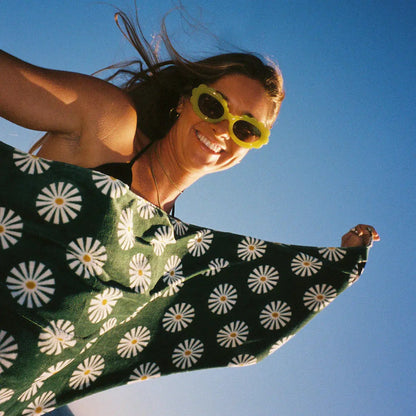 Slowtide Sun Dazed Beach Towel - Green