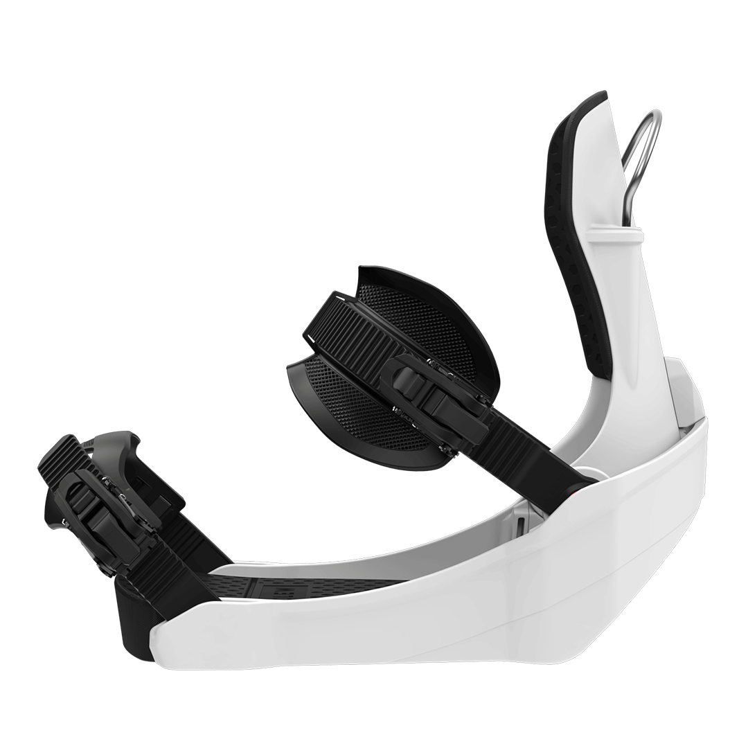 2026 CLEW  Independence 1.0 Snowboard Bindings | White | Side View 