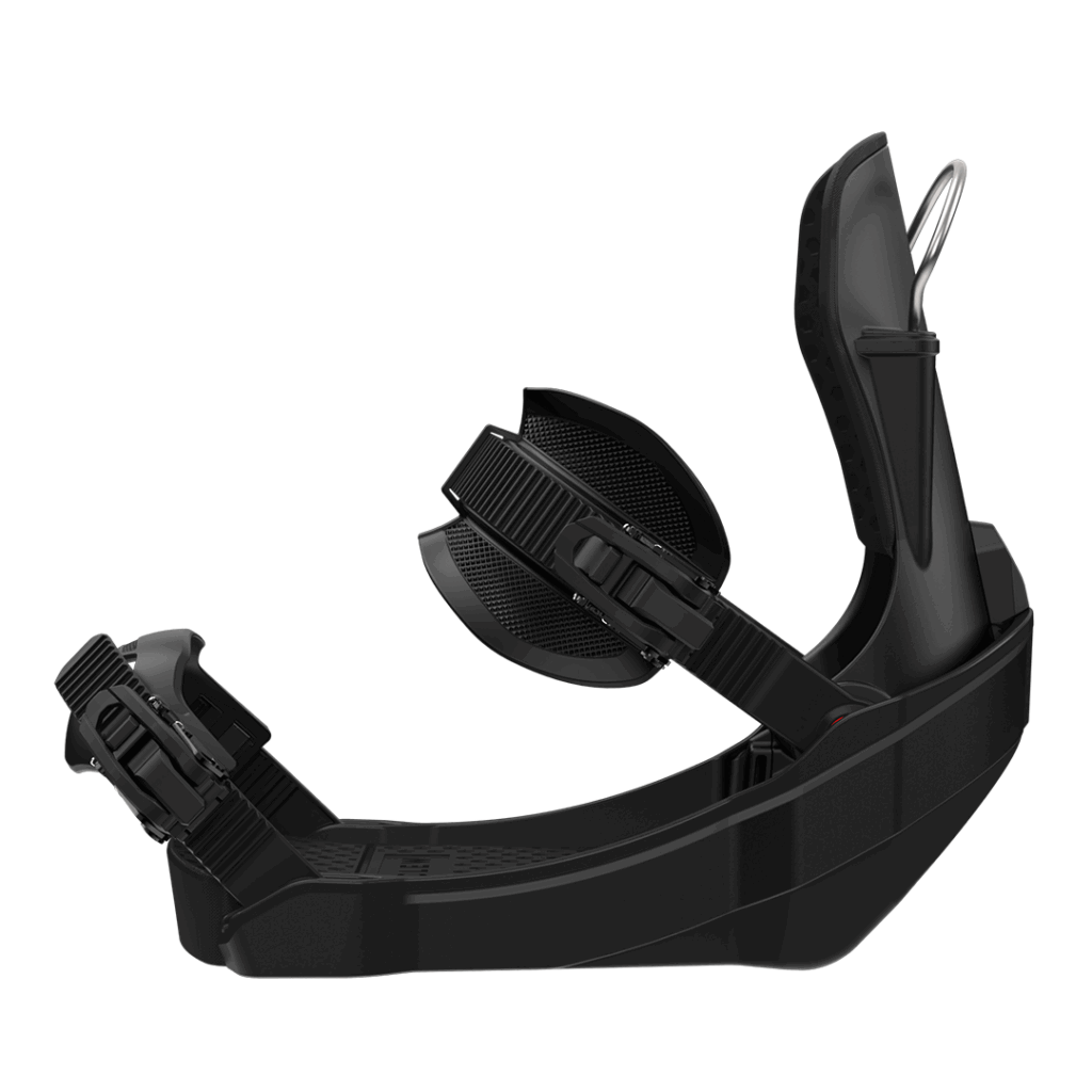 2026 CLEW  Independence 1.0 Snowboard Bindings | Side view | Black