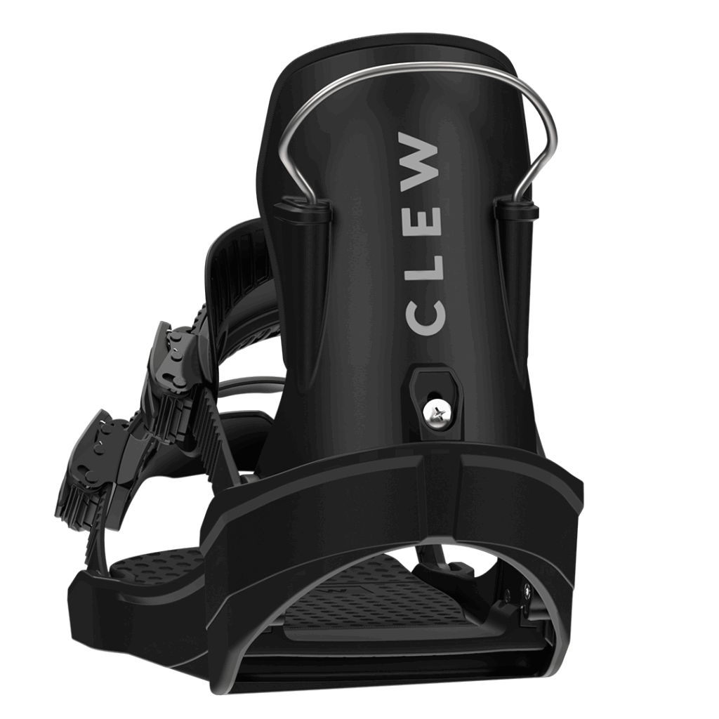 CLEW  Independence 1.0 Snowboard Bindings | Black | Back view