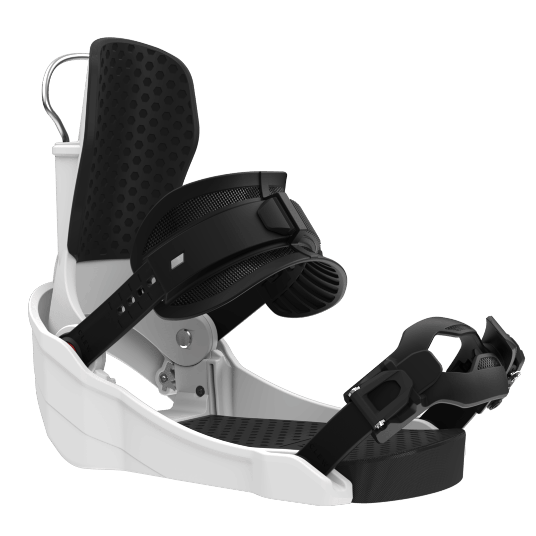 2026 CLEW  Independence 1.0 Snowboard Bindings | White | Side View 