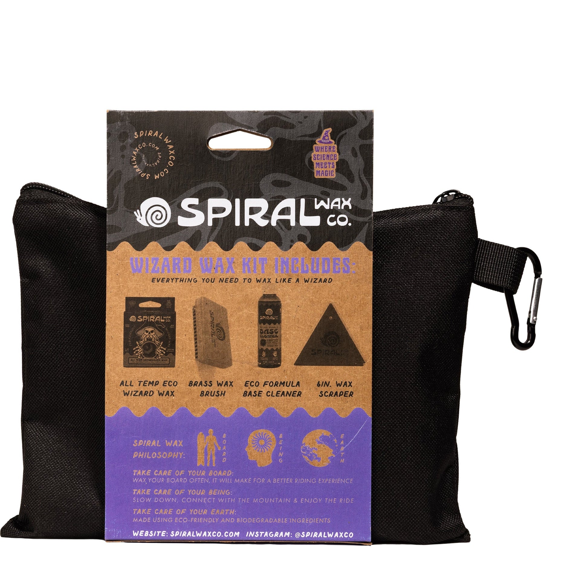 Spiral Wizard Wax Kit back