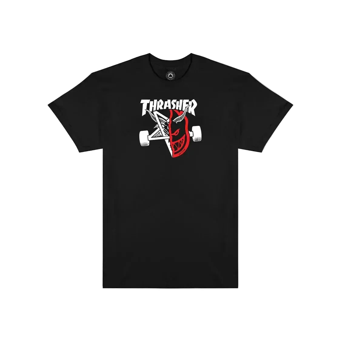Thrasher x Spitfire - Thrash & Burn Tee - Black