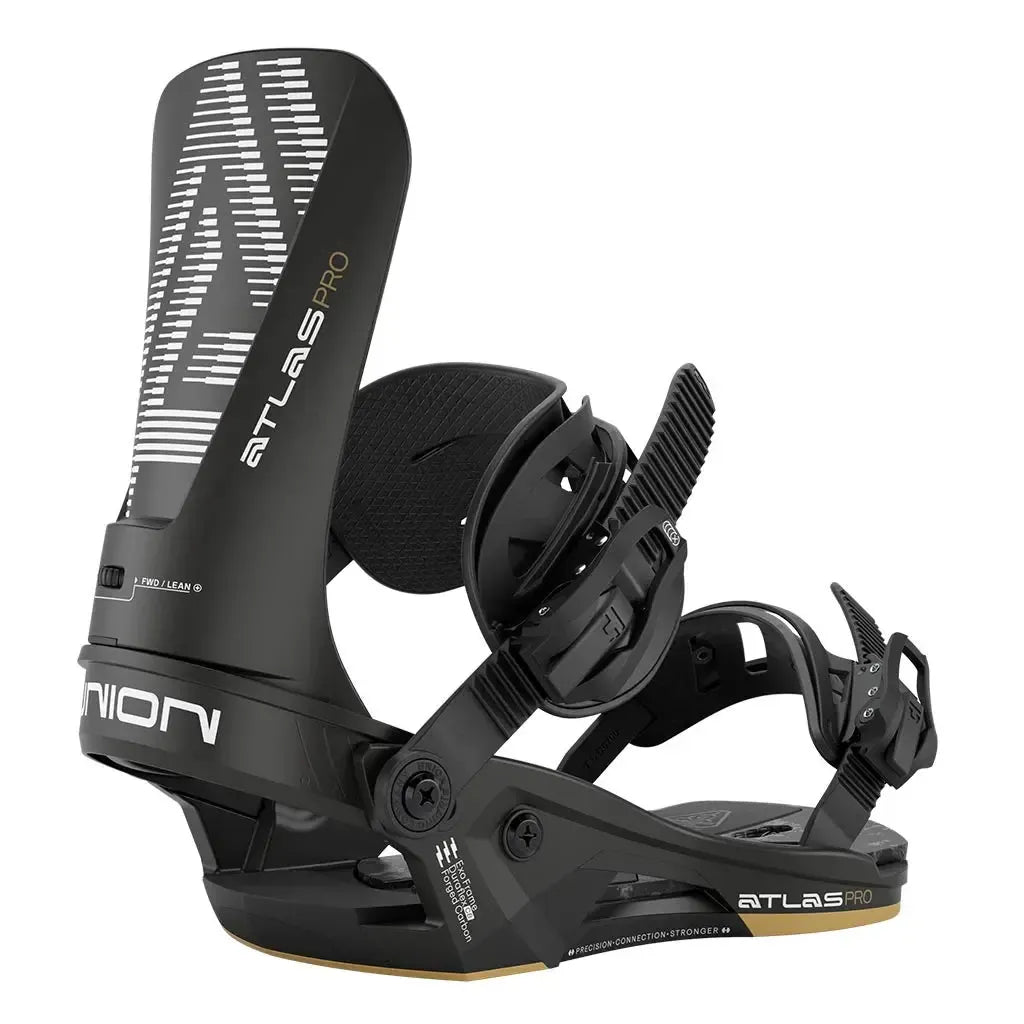 2026 Union Atlas Pro Mens Snowboard Bindings - Metalic Black