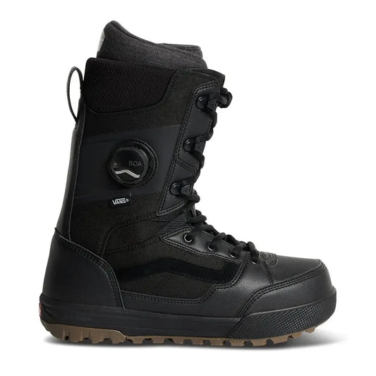 2026 Vans Invado Pro Snowboard Boots - Black / Gum