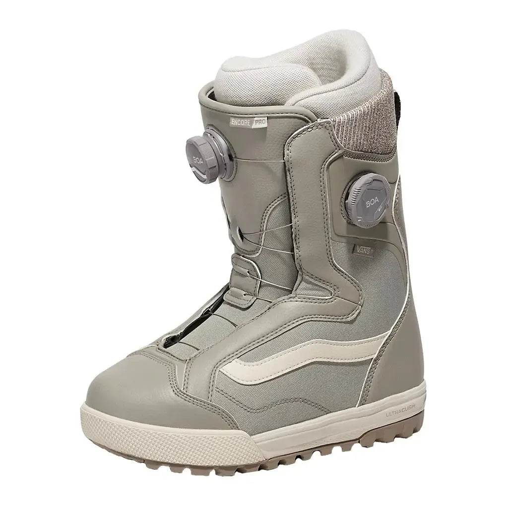 2026 Vans Encore Pro Womens Snowboard Boots - Khaki / White