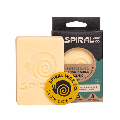 Spiral Wax Co Natural Wax bar unpacked