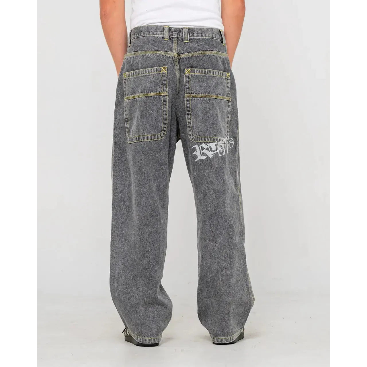 2026 Rusty Redemption Baggy Jeans - Washed Black 2